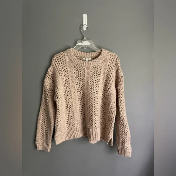 Madewell Windemere Pointelle Sweater Size Large - Picture 1 of 4
